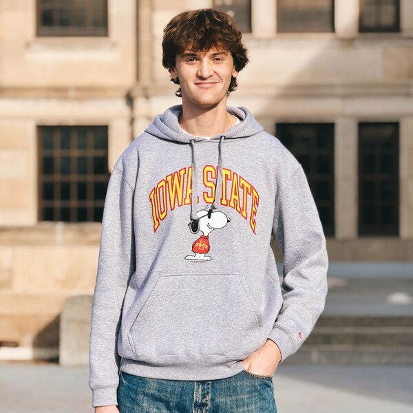 Peanuts & Iowa State Gray Joe Cool Hoodie